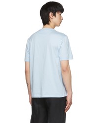 Brioni Blue Cotton Gassed T Shirt