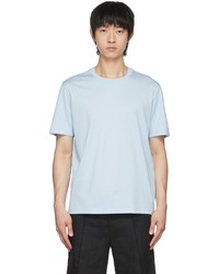 Brioni Blue Cotton Gassed T Shirt