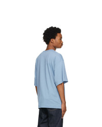 Dries Van Noten Blue Cotton Oversized T Shirt