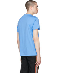 Burberry Blue Cotton Tb T Shirt