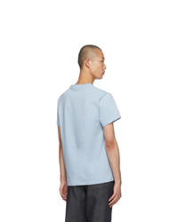 Loewe Blue Embroidered Anagram T Shirt