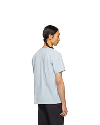 A.P.C. Blue Logo Barrington T Shirt