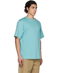 Juun.J Blue Overfit Graphic Half Sleeve T Shirt