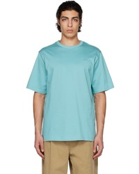 Juun.J Blue Overfit Graphic Half Sleeve T Shirt