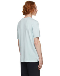 Ps By Paul Smith Blue Stack Logo T Shirt
