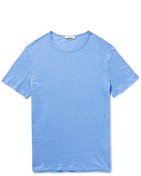 Onia Chad Mlange Knitted Linen T Shirt