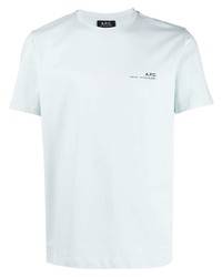 A.P.C. Chest Logo Print T Shirt