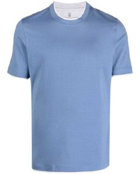 Brunello Cucinelli Contrasting Border T Shirt