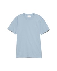 Frame Cotton Logo T Shirt In Powder Blue At Nordstrom