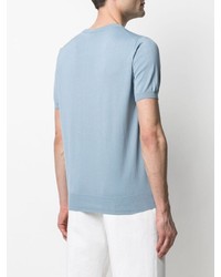 Canali Crew Neck Fitted T Shirt