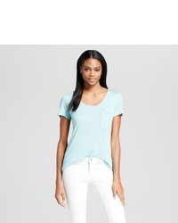 Mossimo Crew Neck Micromodal Tee With Pocket