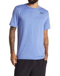 Nike Dri Fit Static Training T Shirt In Sapphireghostheatherblack At Nordstrom