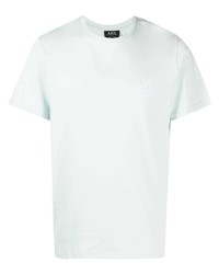 A.P.C. Item Embroidered Logo T Shirt