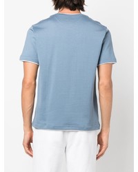 Eleventy Layered Cotton T Shirt