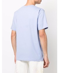 McQ Logo Embroidered Cotton T Shirt