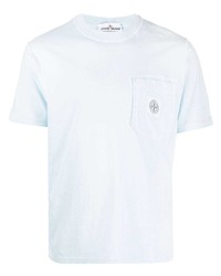 Stone Island Logo Pocket Cotton T Shirt