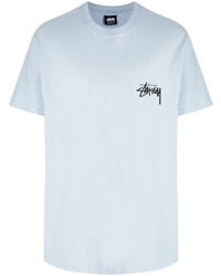 Stussy Logo Print T Shirt