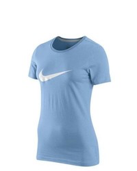 Nike Swoosh It Up Crew Ss T Shirt Light Blue