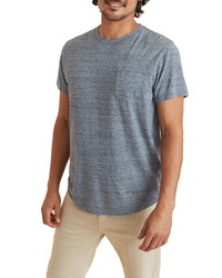 Marine Layer Re Spun Saddle Hem Pocket T Shirt