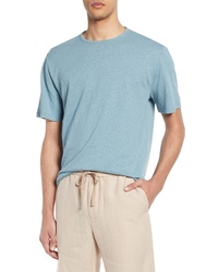 Vince Regular Fit Linen Cotton T Shirt