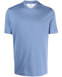 Brunello Cucinelli Short Sleeve Cotton T Shirt