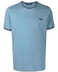 Fred Perry Striped Border Logo T Shirt
