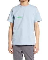 The Future is on Mars Tfiom Cotton Campus Tee In Sky Blue At Nordstrom