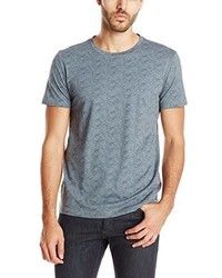 Theory Marcelo Line Wave Jer Patterned T Shirt