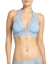 Robin Piccone Sophia Crochet Halter Bikini Top