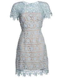 Eliza J Crochet Overlay Dress
