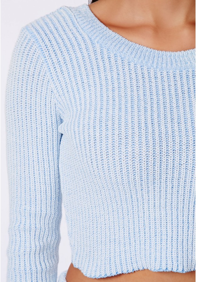 pale blue knit