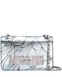 Moschino Cracked Effect Shoulder Bag