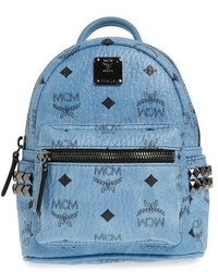 Light Blue Denim Backpack
