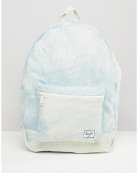 Herschel Supply Co Cotton Daypack Backpack In Bleach Denim