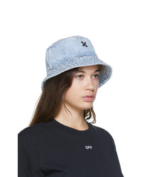 Off-White Blue Denim Bucket Hat