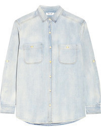 MiH Jeans The Double Pocket Denim Shirt
