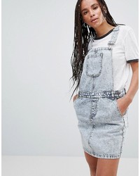 Noisy May Lara Denim Overall Mini Dress