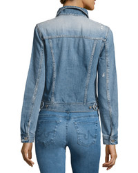 AG Jeans Ag Robyn 12 Years Sunrise Cropped Denim Jacket Indigo