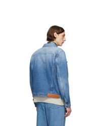 Loewe Blue Denim Anagram Jacket