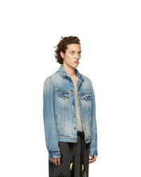 Alanui Blue Denim Landscape Jacket