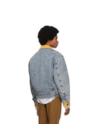 Gucci Blue Denim Rhinestone Jacket