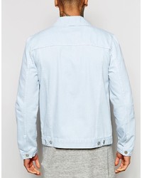 Asos Brand Denim Jacket In Slim Fit With Stonewash