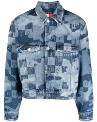 Tommy Jeans Check Pattern Denim Jacket