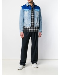Calvin Klein Jeans Contrast Panel Denim Jacket