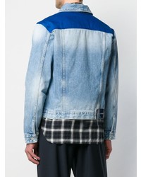 Calvin Klein Jeans Contrast Panel Denim Jacket