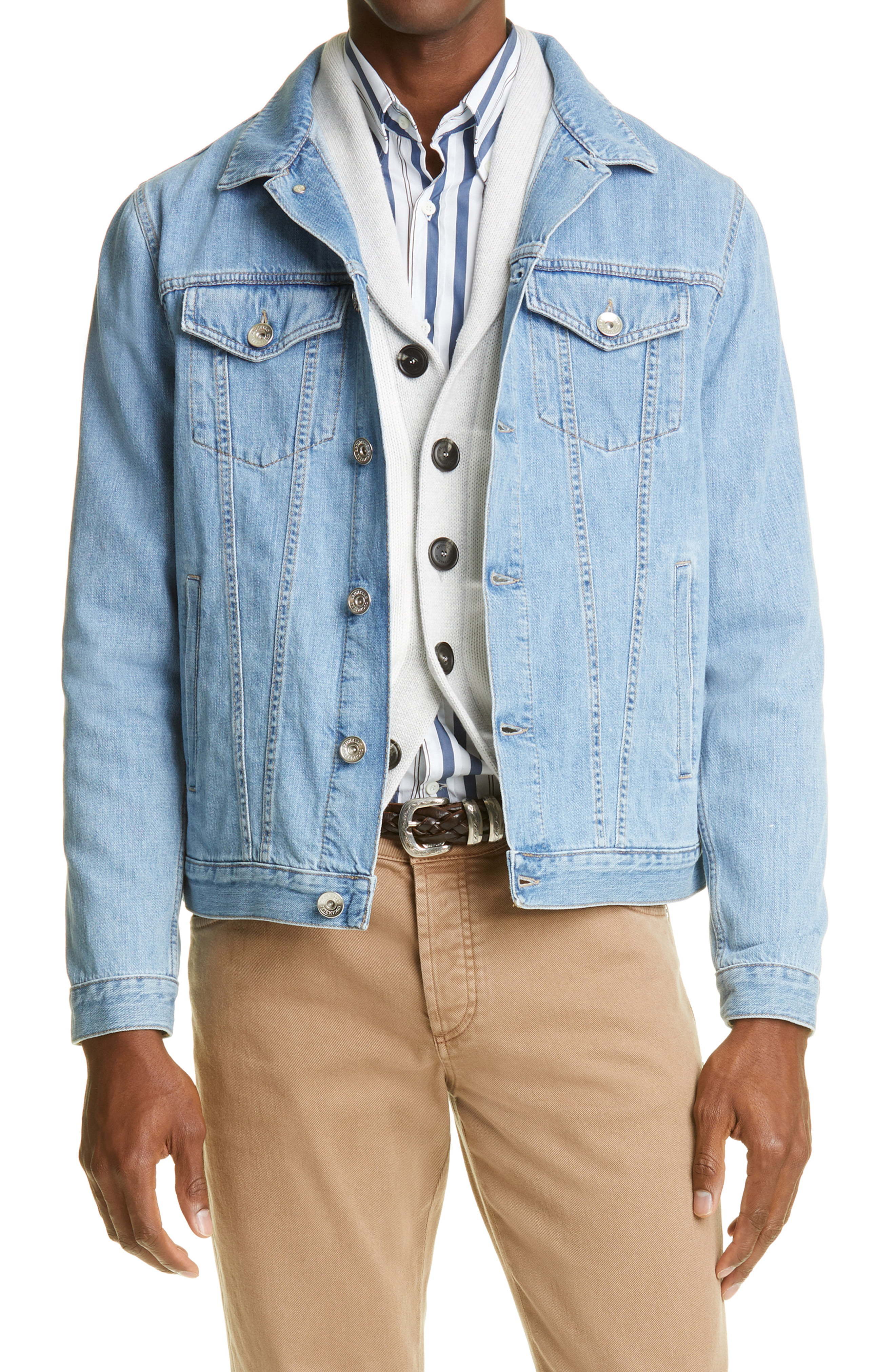 Brunello Cucinelli Denim Jacket, $1,795 | Nordstrom | Lookastic
