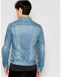 Lee Denim Jacket Rider Slim Fit Stream Bed Light Weight