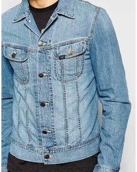 Lee Denim Jacket Rider Slim Fit Stream Bed Light Weight