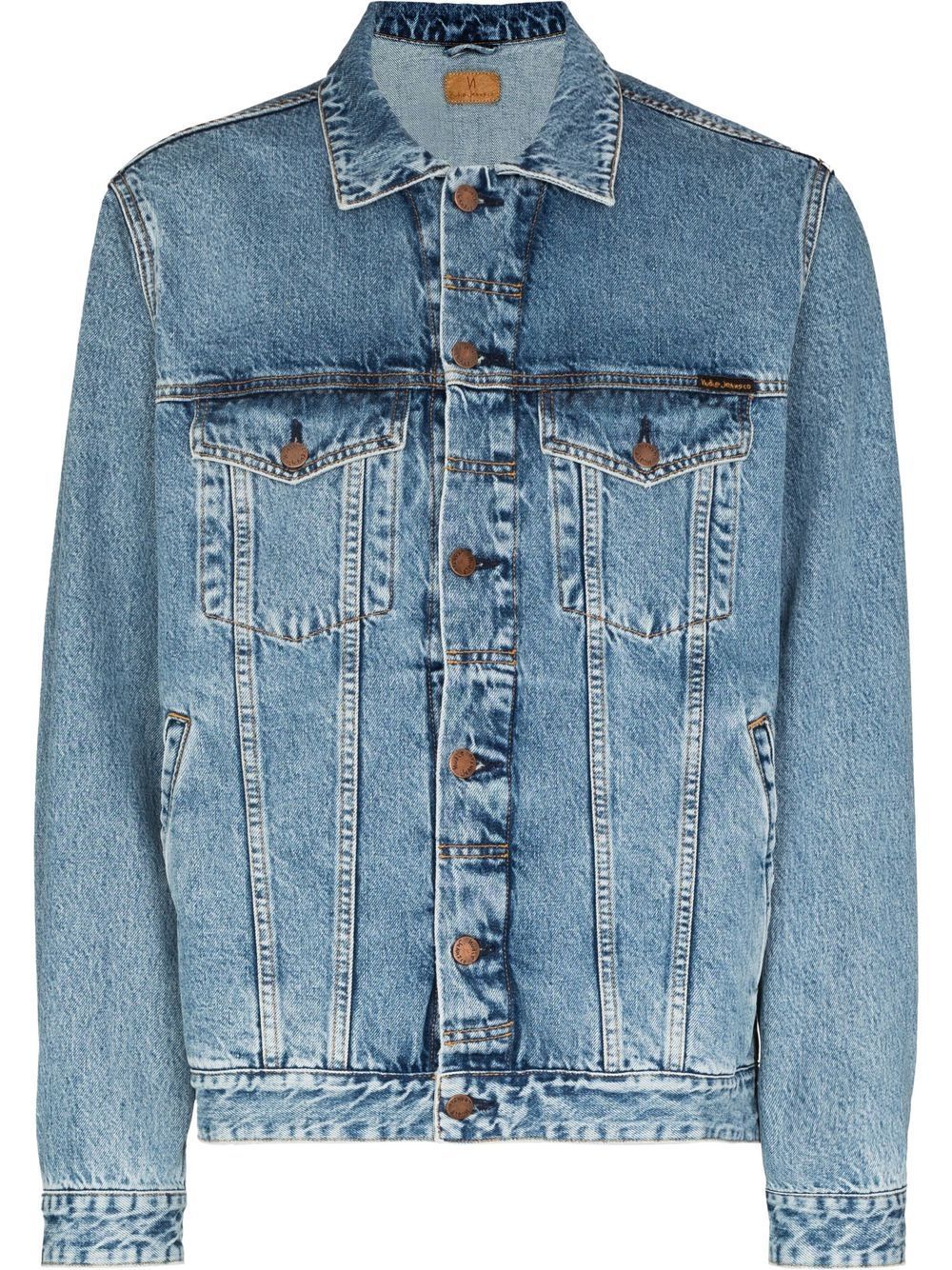 Nudie Jeans Jerry Denim Jacket, $155 | farfetch.com | Lookastic