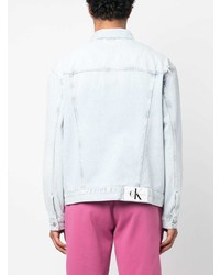 Calvin Klein Jeans Logo Patch Long Sleeve Denim Jacket